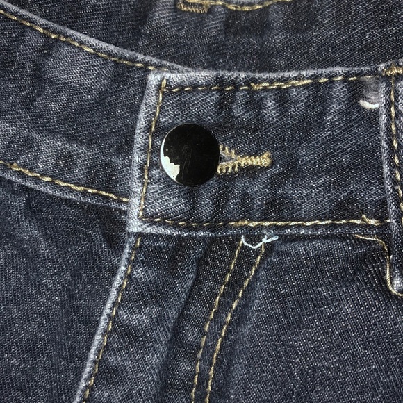 Side buckle dark wash denim shorts!! - Picture 3 of 3
